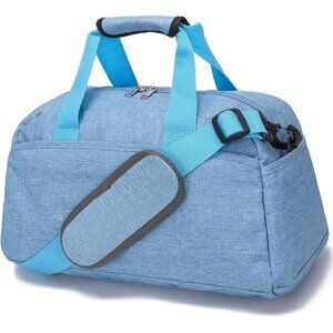 🆕Women Blue Small 14 inch Mini Duffel Carry On Lightweight Small Duffle Bags